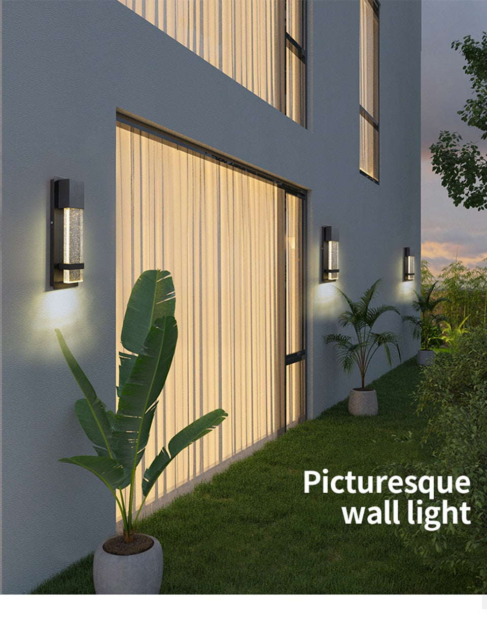 IIS New Led wall lamp PIR motion sensor outdoor IP65 waterproof