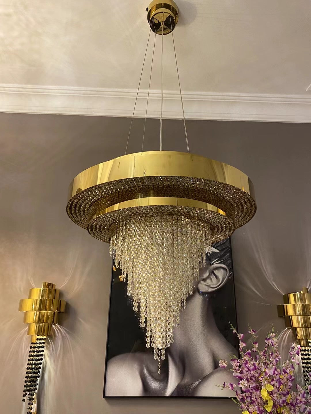 Ylk Modern Crystal Chandelier Light