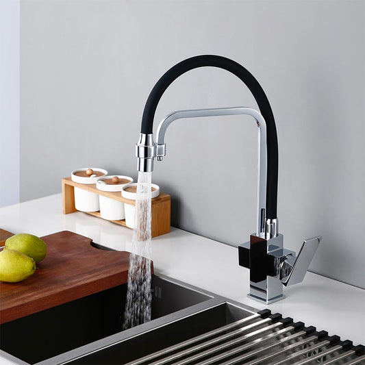 Skál - Black Chrome Kitchen Faucet