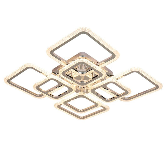 Qiyi Kaoli Chrome LED Chandelier