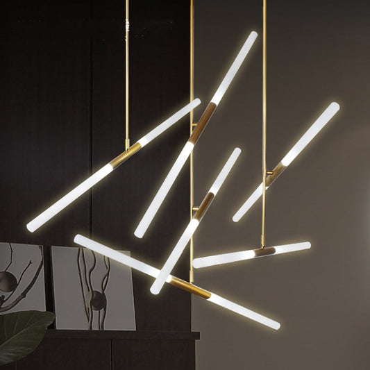 Ylk Agua Modern Gold LED Chandelier