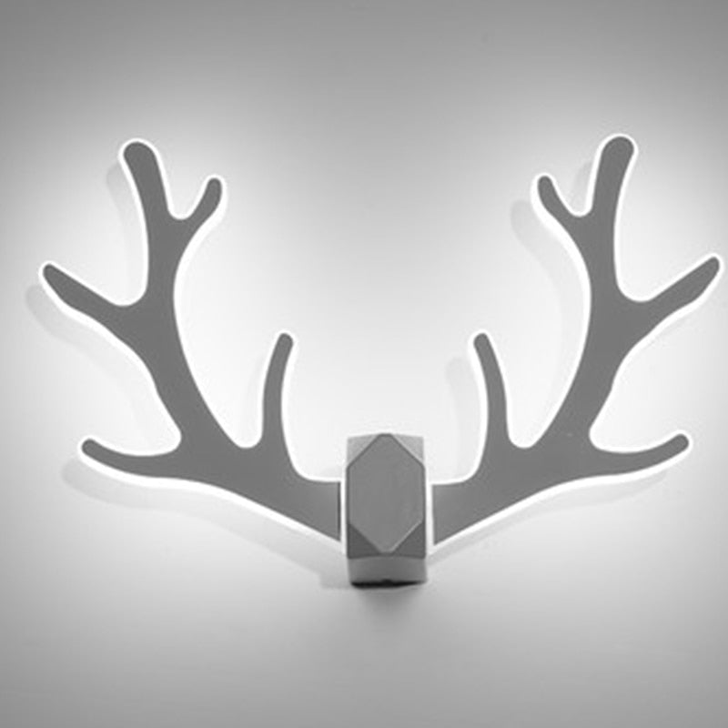 IIS Nordic Antler wall lamp LED bedside bedroom light macarons wall sconce