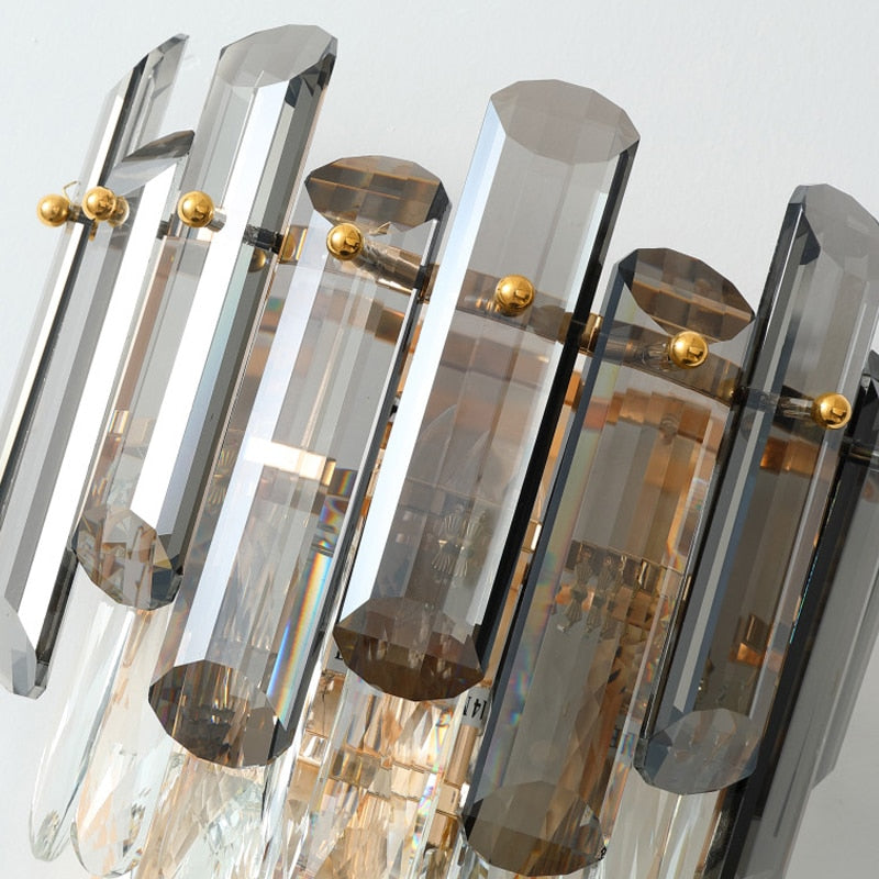 Ylk Thora Crystal Wall Sconce