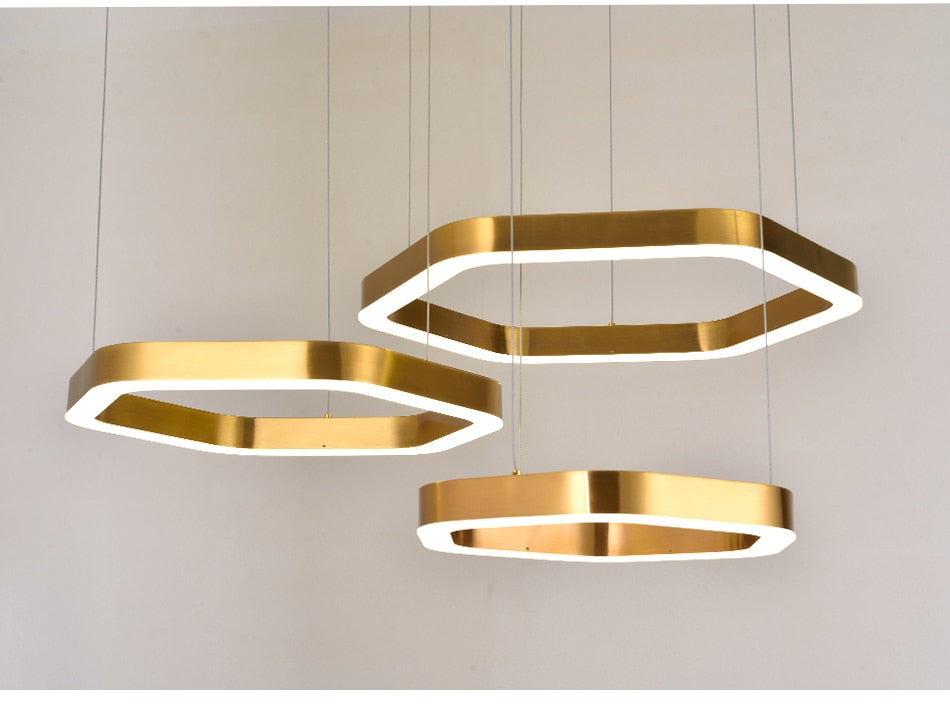 Ylk Polygon Design Luxe Chandelier