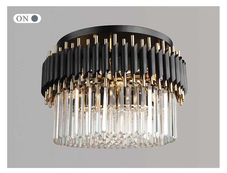 Ylk Aldric Luxury Black Chandelier