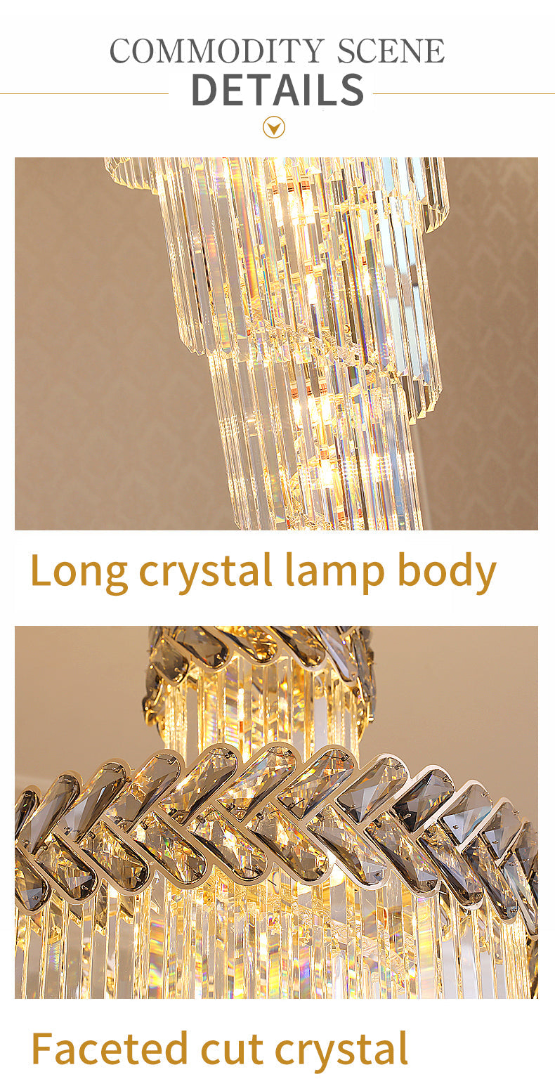 Ylk Tahlia Luxury Staircase Chandelier