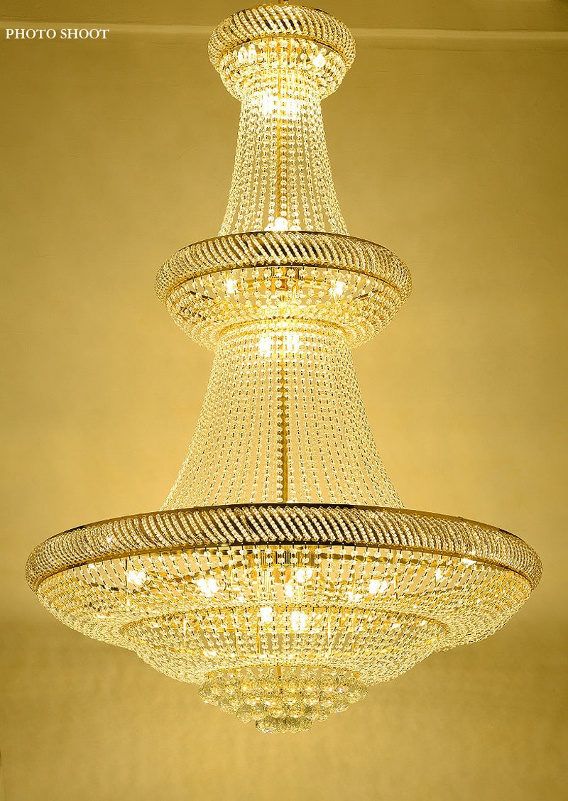 Ylk Luxury Crystal Staircase Chandelier