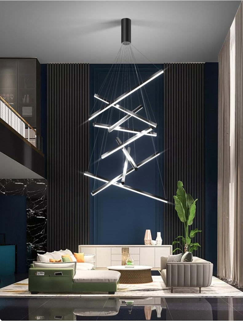 Ylk Black Luxury LED Chandelier