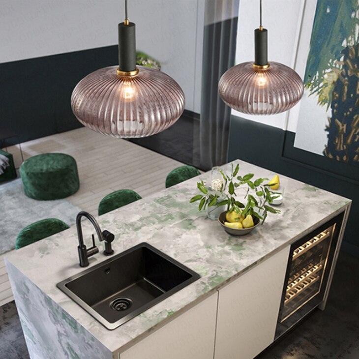 Oud Azura Nordic Glass Pendant Lights