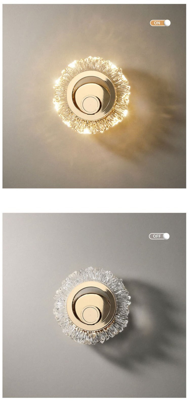 Lyf LED Sun Shape Wall Light