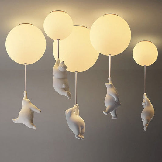 Ruben Bear Nursery Ceiling Light