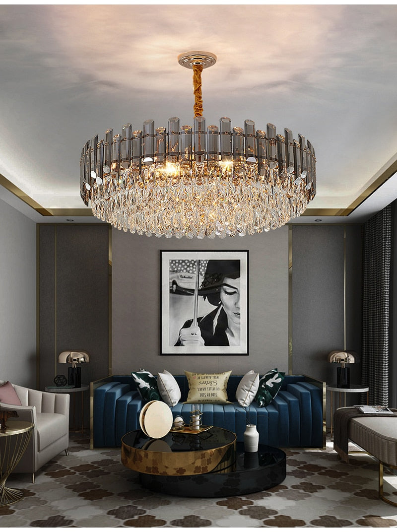 Ylk Demetrius Crystal Chandelier Luxe