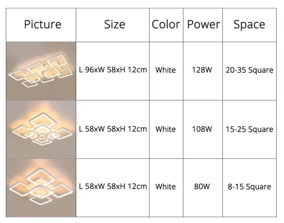 Qiyi Kaoli Modern LED Chandelier