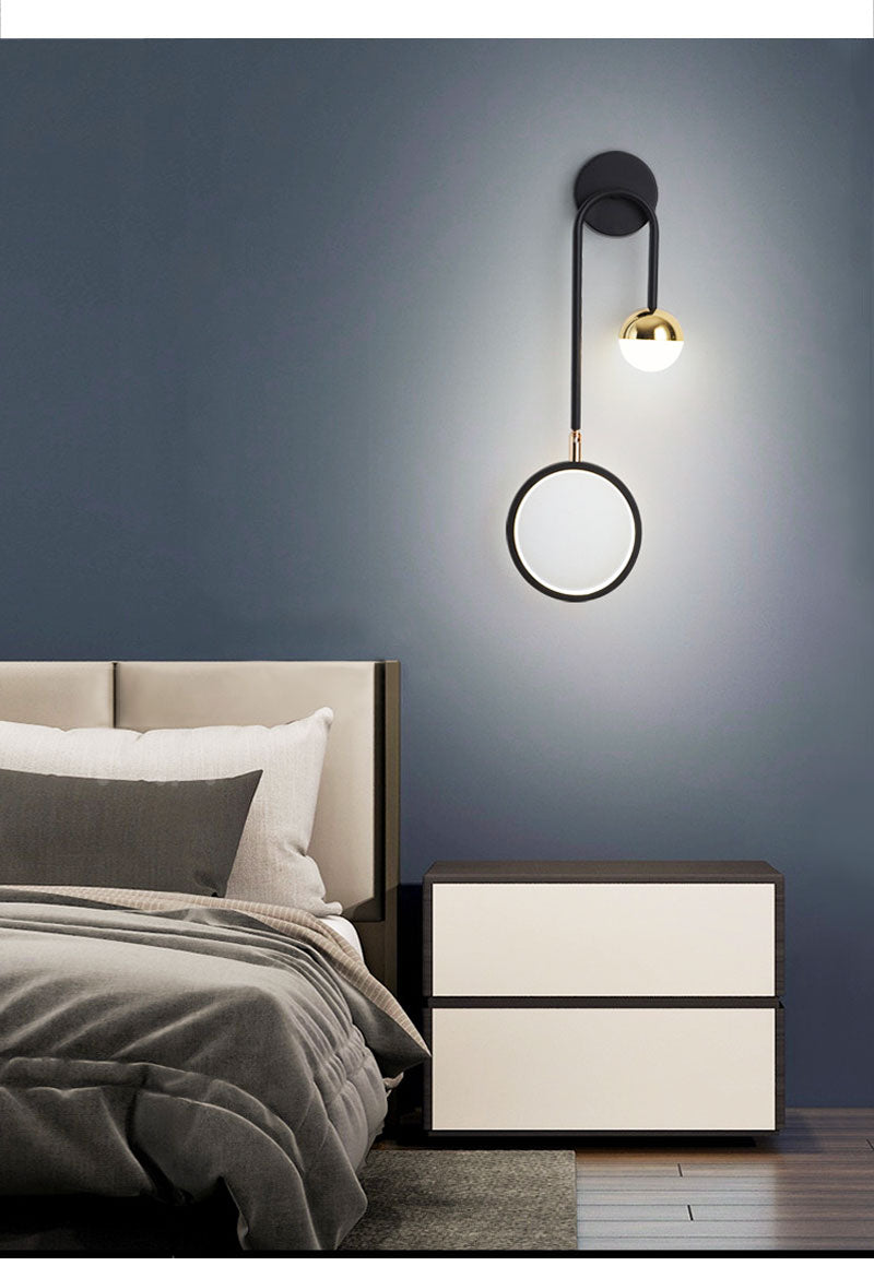 GRN Creative Nordic Modern Minimalist Bedroom Bedside Lamp