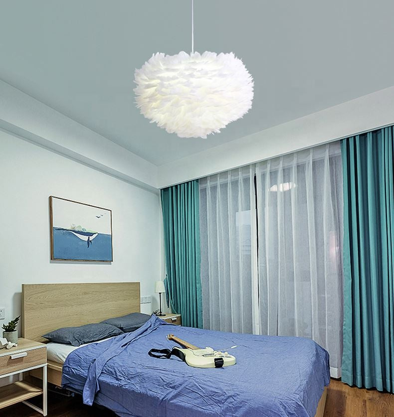 IIS Silki Feather Pendant Light Hanging Ceiling Light
