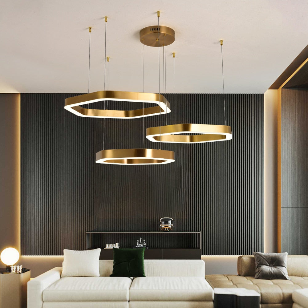 Ylk Polygon Design Luxe Chandelier