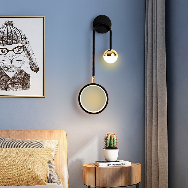 GRN Creative Nordic Modern Minimalist Bedroom Bedside Lamp