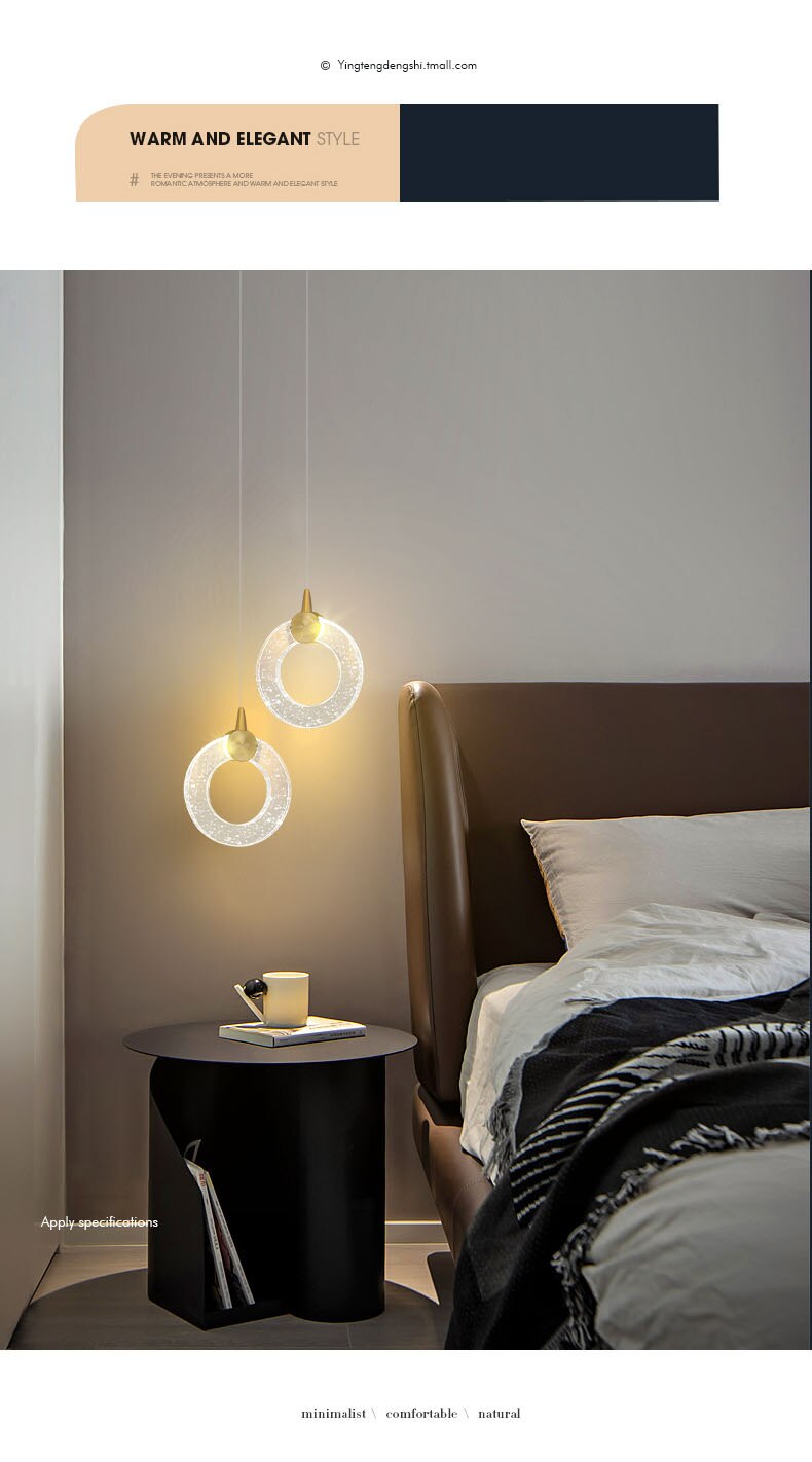 LYF Desdemona Crystal LED Pendant Light