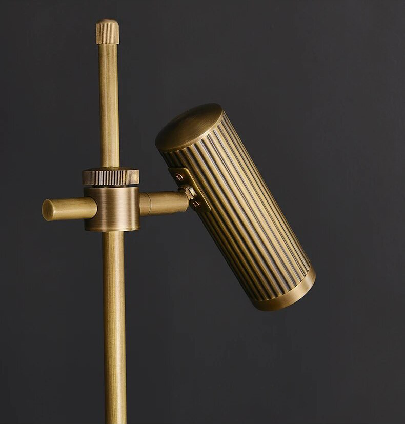 MH - All Copper Minimalist Vintage LED Table Lamp