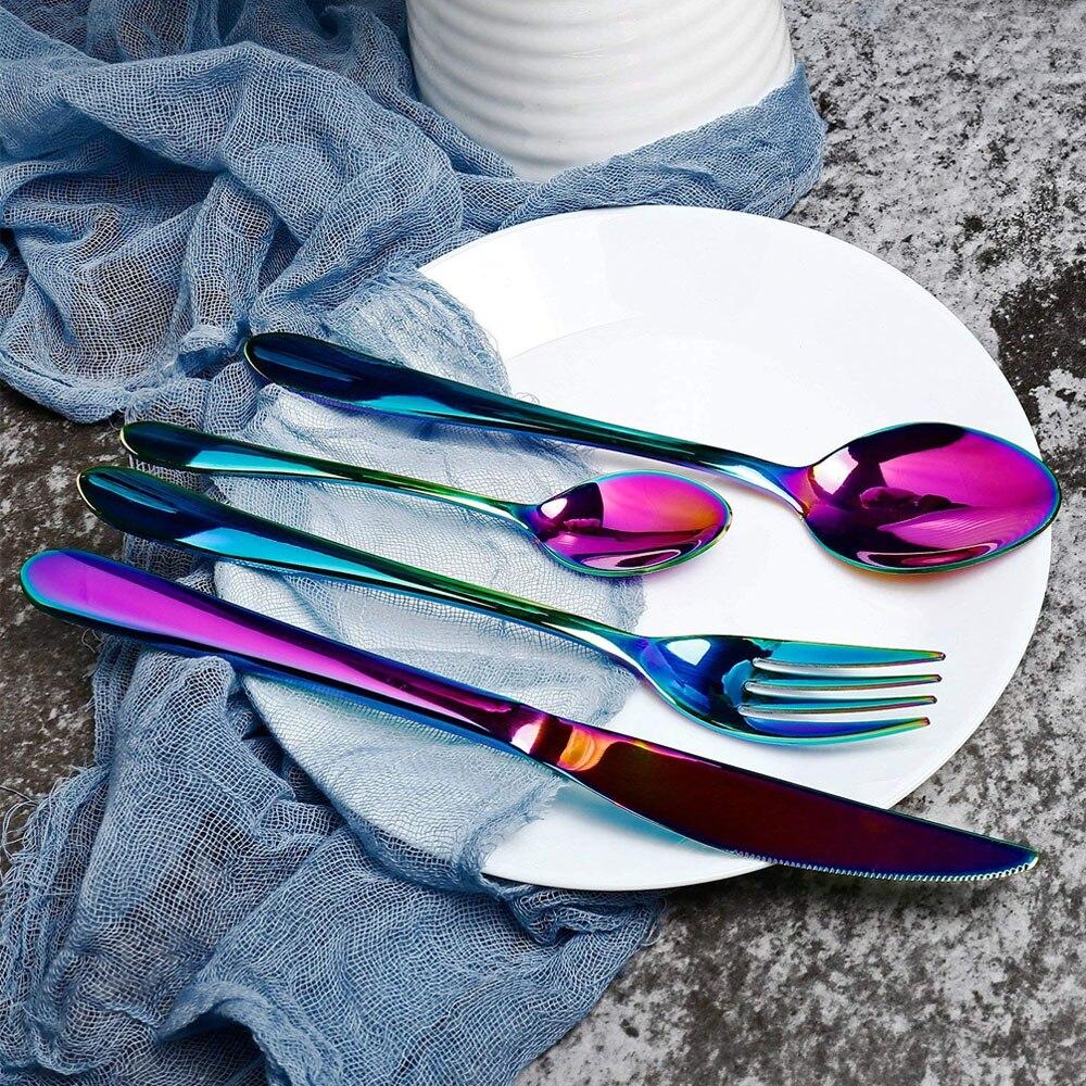 Rainbow Stainless Flatware Set