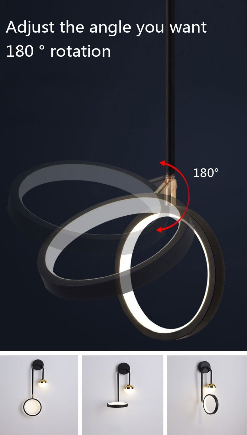 GRN Creative Nordic Modern Minimalist Bedroom Bedside Lamp