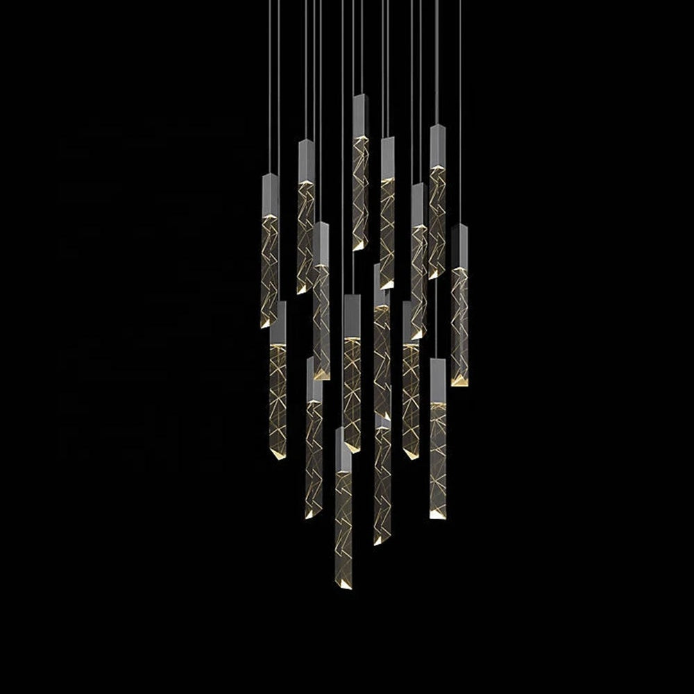 Ylk Averill Gold Chandelier Lamp