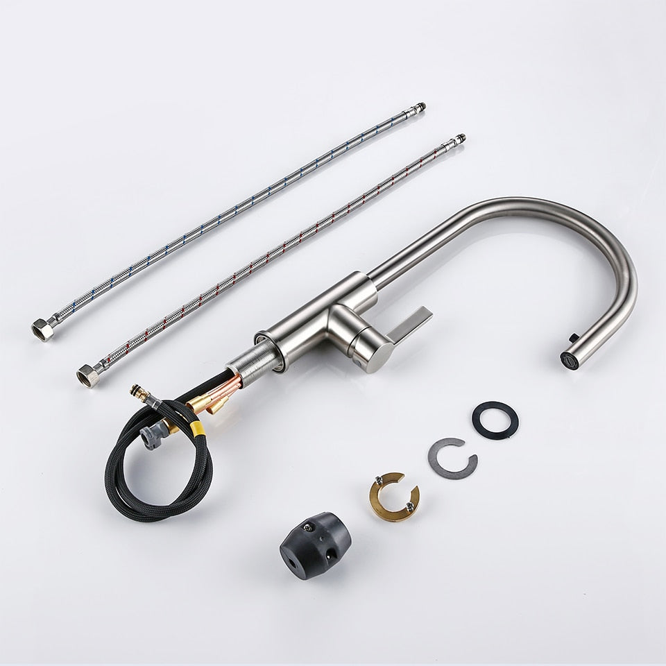 Sturla - Silver Kitchen Faucet