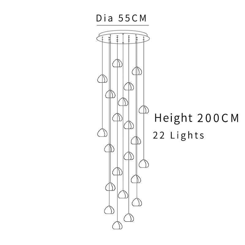 Ylk Bubble Crystal Chandelier