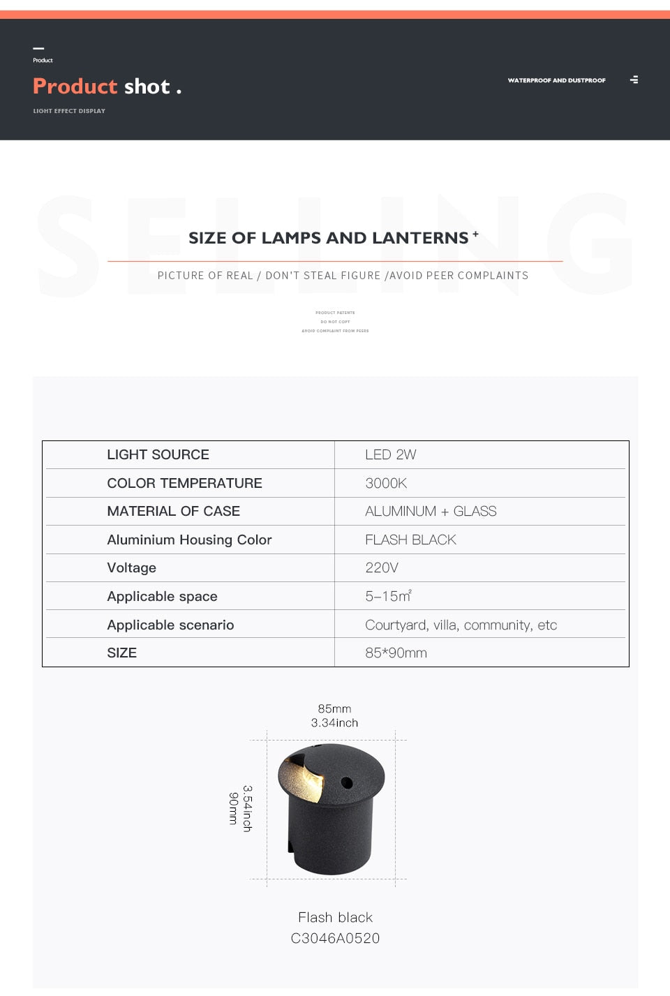 Vz Phnomo Waterproof Outdoor Lights