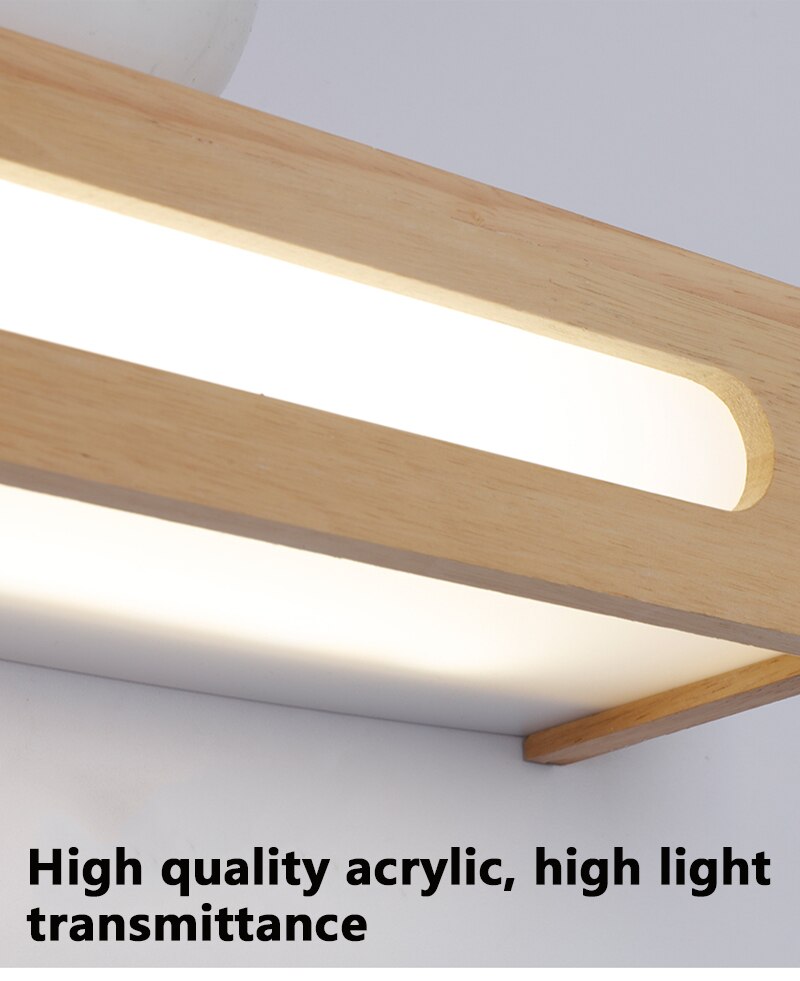 Won Led Wooden Wall Sconce