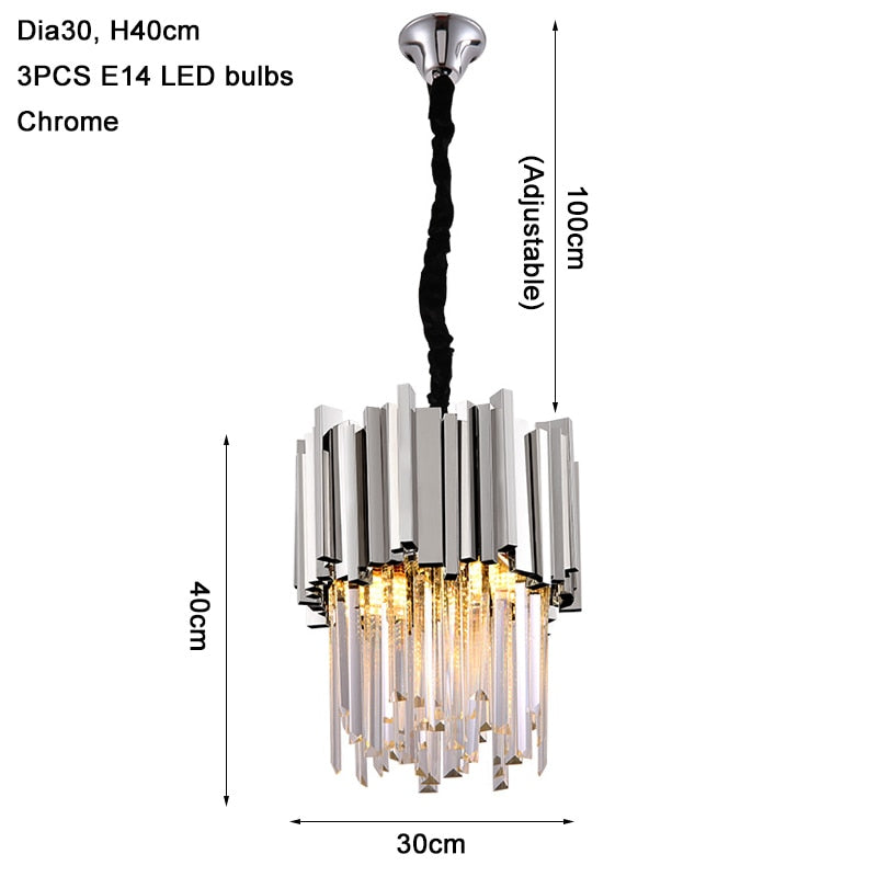 Ylk Abrazo Luxury Crystal Chandelier