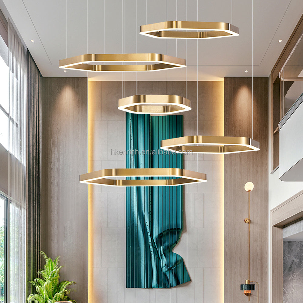 Ylk Polygon Design Luxe Chandelier