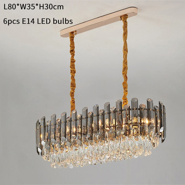 Ylk Demetrius Crystal Chandelier Luxe