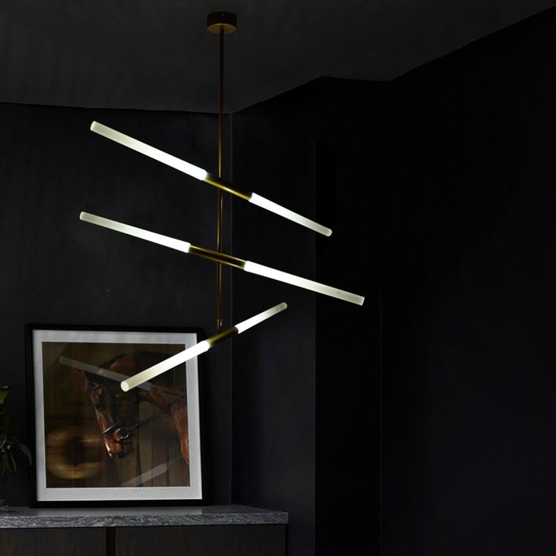 Ylk Agua Modern Gold LED Chandelier