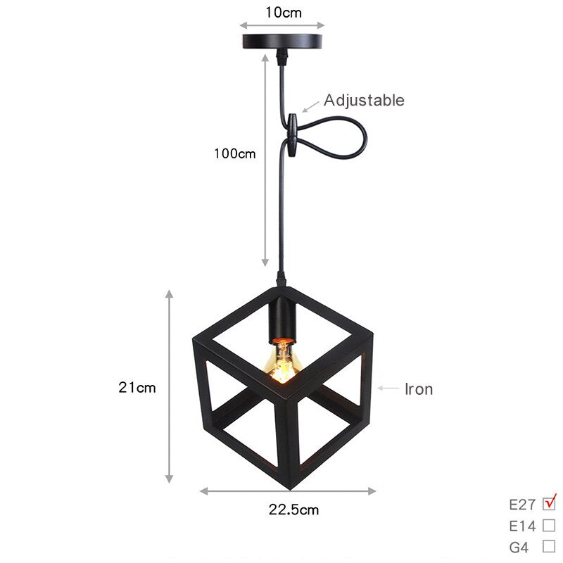 LYF 20-styles Daire Modern industrial style American retro country Pendant Lamp