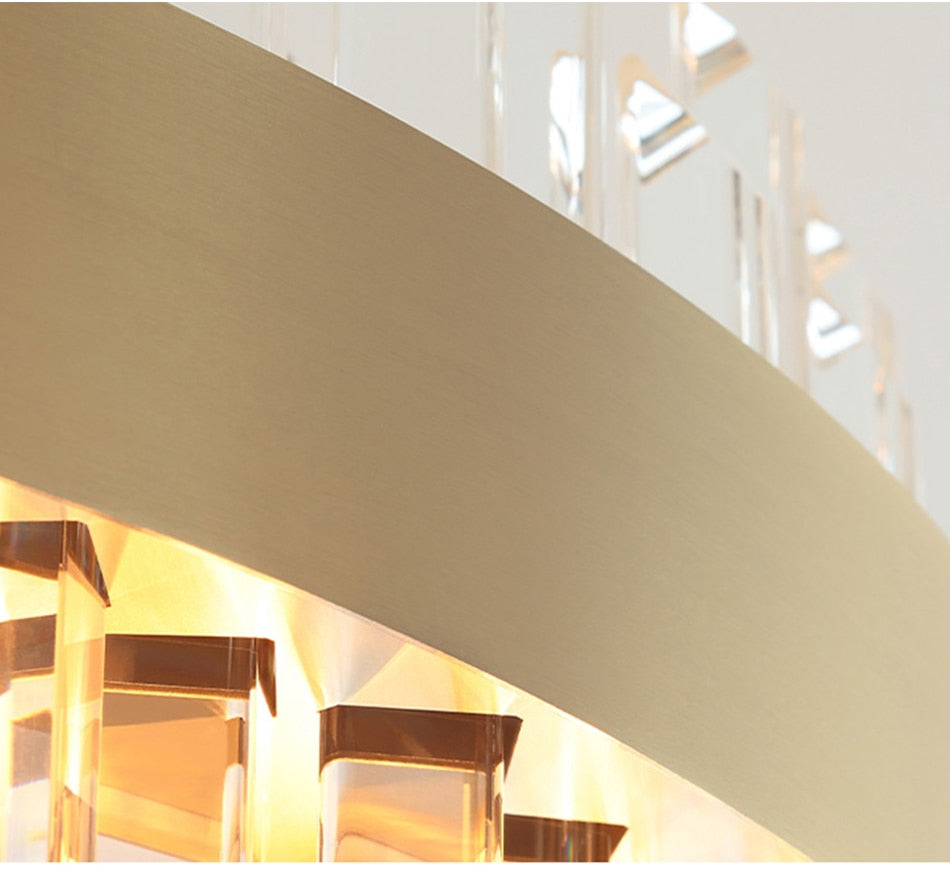 Ylk Single Gold Crystal Wall Lamp