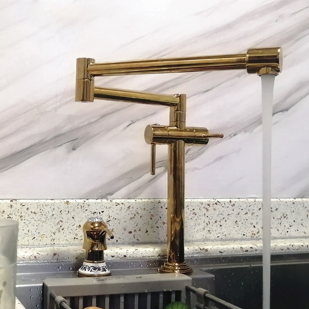 Savina - Deck Mounted Pot Filler Faucet