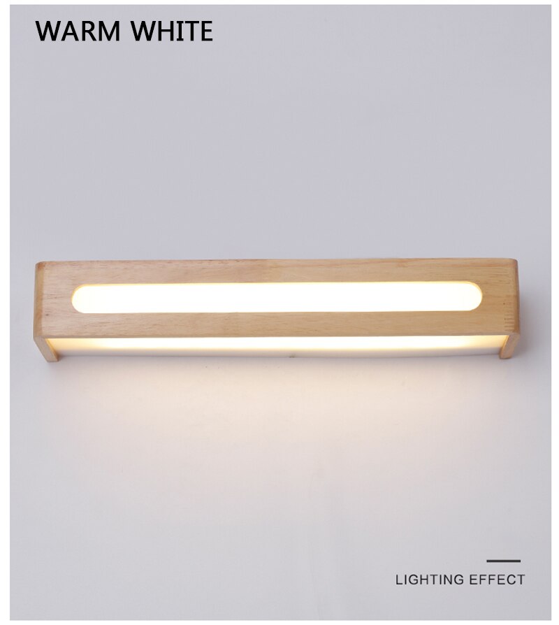 Won Led Wooden Wall Sconce
