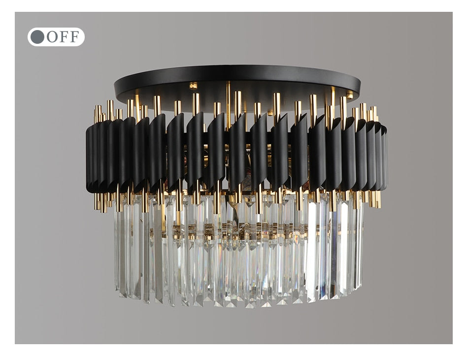 Ylk Aldric Luxury Black Chandelier