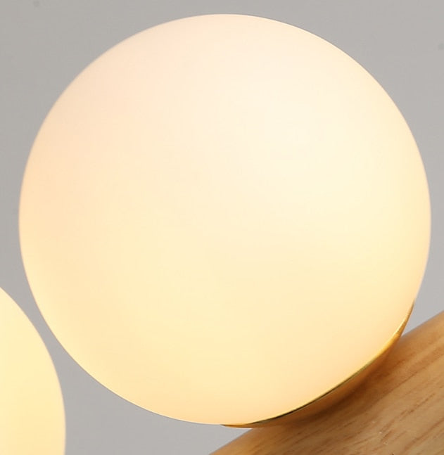 OUD Belphoebe Wood Modern Pendant Light Island Lighting