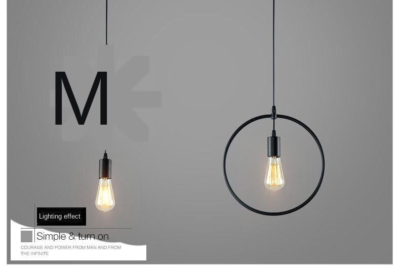LYF Retro Pendant Lamps Loft Industrial Iron  E27 Base
