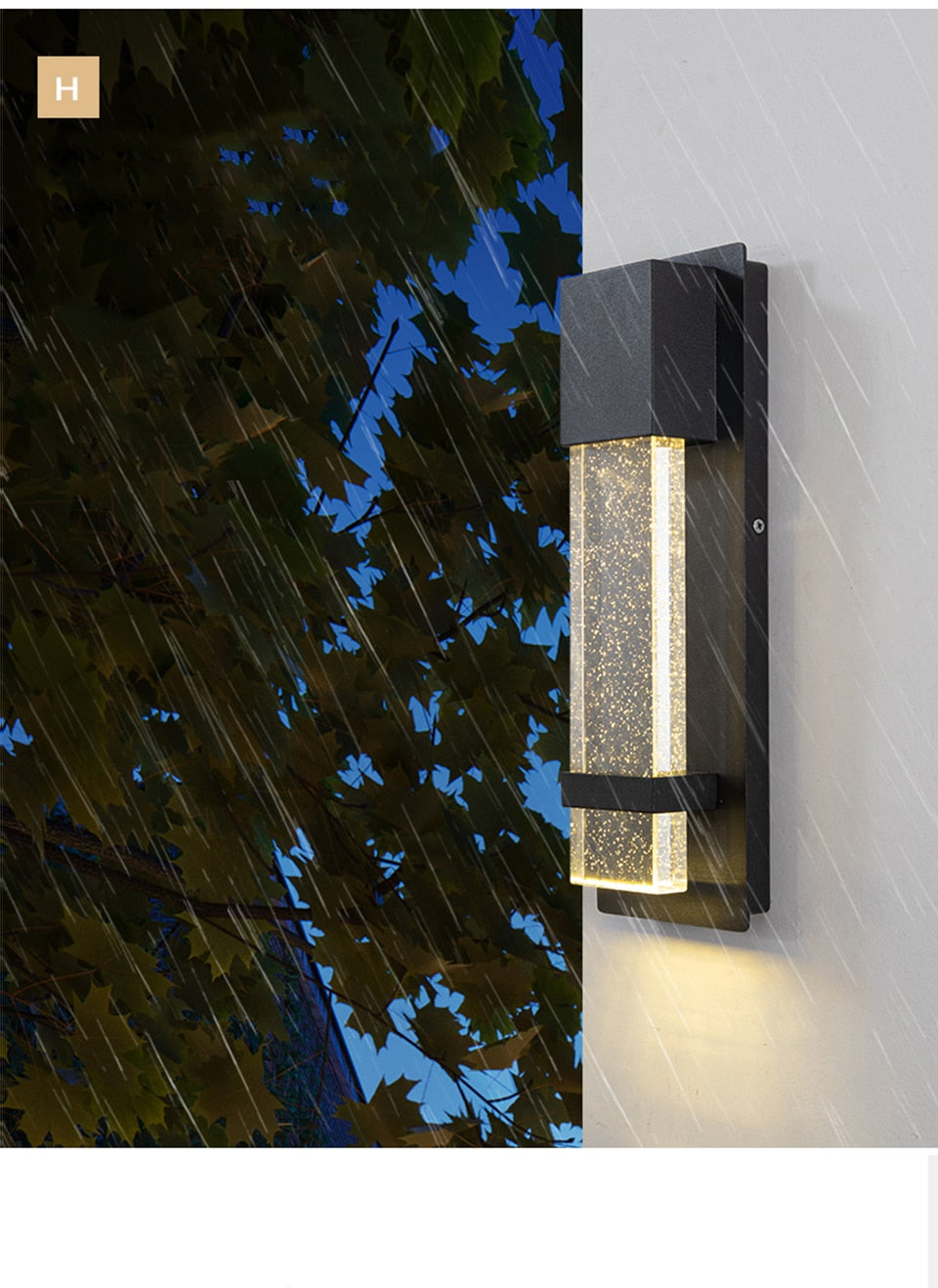 IIS New Led wall lamp PIR motion sensor outdoor IP65 waterproof