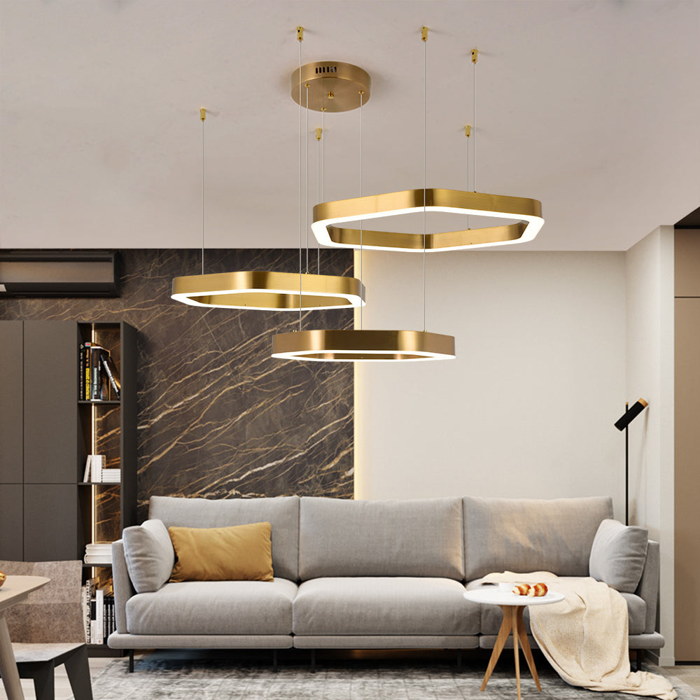 Ylk Polygon Design Luxe Chandelier