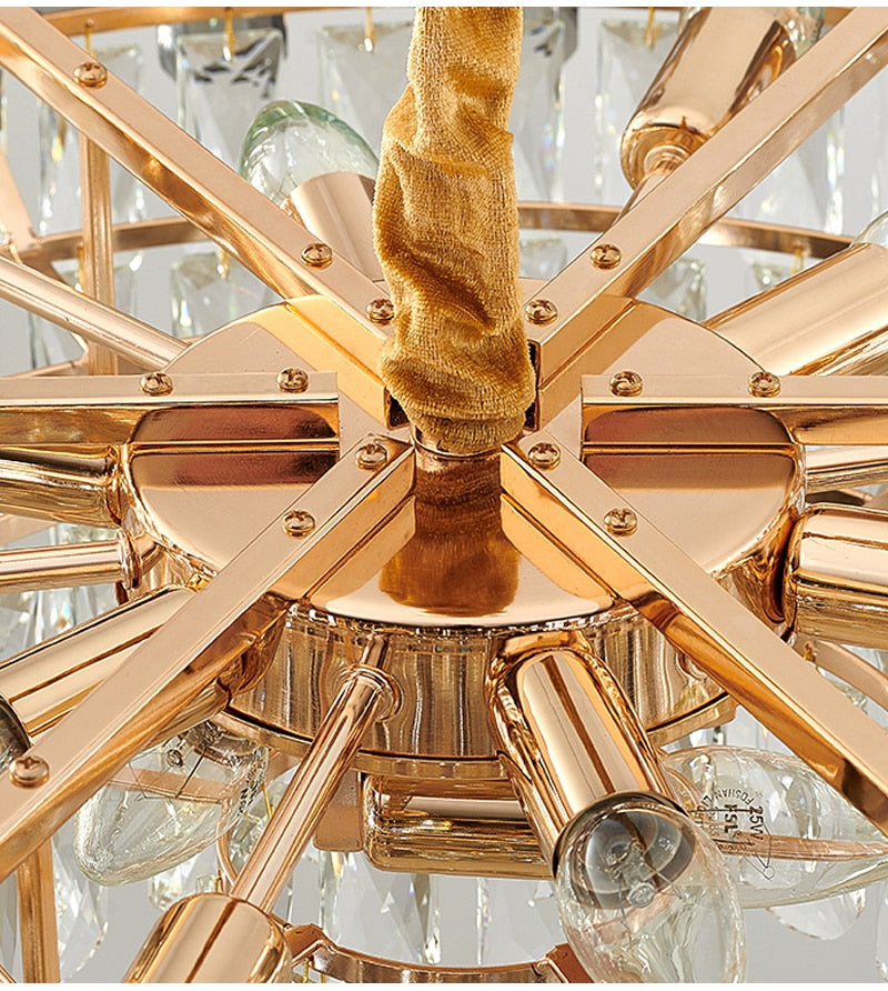 Ylk Demetrius Crystal Chandelier Luxe