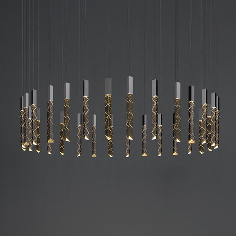Ylk Averill Gold Chandelier Lamp