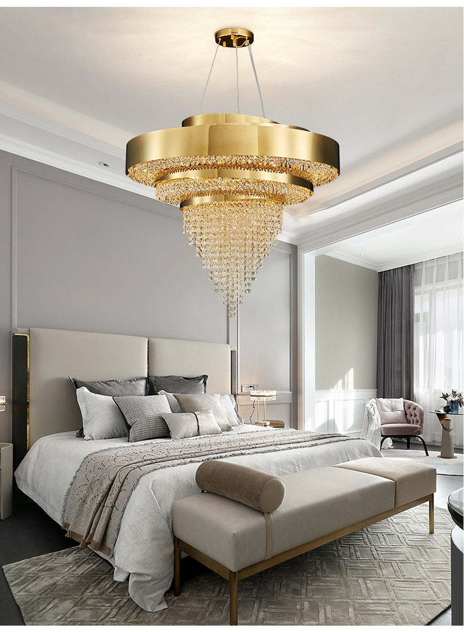 Ylk Modern Crystal Chandelier Light