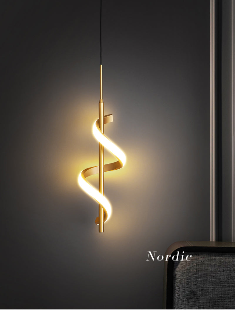 LYF Wall/Pendant The Spiral Lustre LED Light