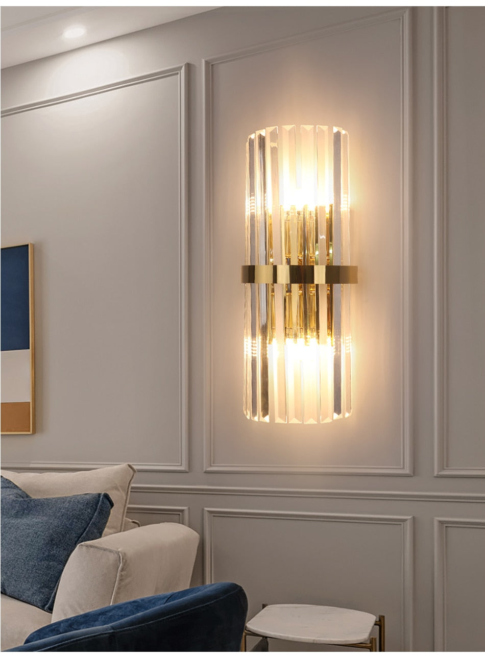 Ylk Dallen Luxury Crystal Wall Light
