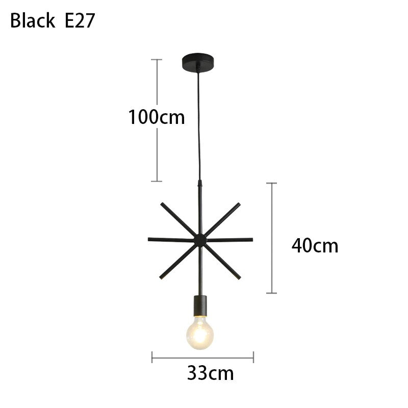 LYF Retro Pendant Lamps Loft Industrial Iron  E27 Base