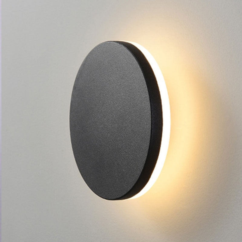 IIS Round/Square Modern IP65 Waterproof outdoor LED wall lamp